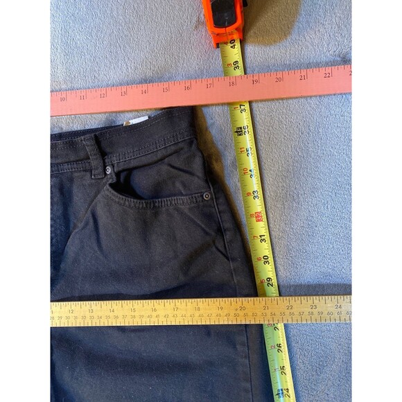 Gloria Vanderbilt Size 14 Short Black Denim Jeans Like NEW - Picture 3 of 9